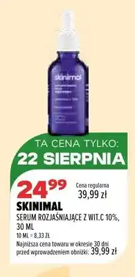 Drogerie Natura Serum rozjaśniające z wit. C 10% Skinimal oferta