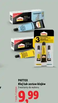 Lidl Zestaw klejów PATTEX oferta