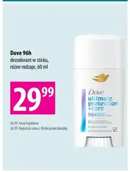 Hebe Dezodorant w sticku Dove Ultimate Protection +Care Original Clean oferta