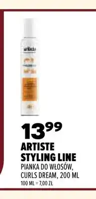 Drogerie Natura Pianka do włosów Artiste Styling Line Curls Dream oferta