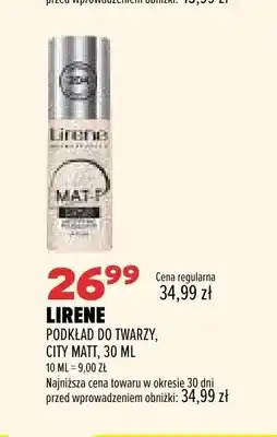Drogerie Natura Podkład do twarzy Lirene City Matt oferta