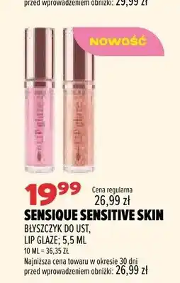Drogerie Natura Błyszczyk do ust Sensique Sensitive Skin Lip Glaze oferta