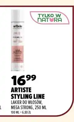 Drogerie Natura Lakier do włosów Artiste Styling Line Mega Strong oferta