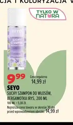 Drogerie Natura Suchy szampon do włosów Seyo Bergamotka Irys oferta