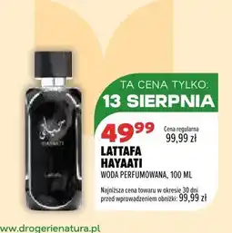 Drogerie Natura Woda perfumowana Lattafa Hayaati oferta