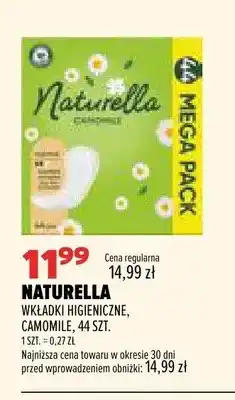 Drogerie Natura Wkładki higieniczne Naturella Camomile 44 szt oferta