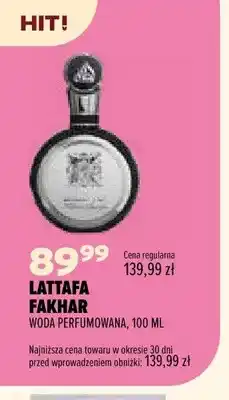 Drogerie Natura Woda perfumowana Lattafa Fakhar oferta