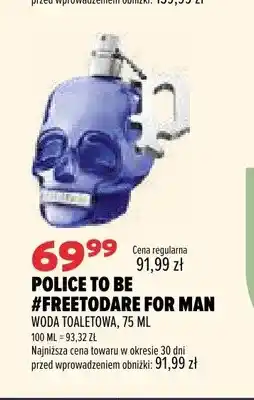 Drogerie Natura Woda toaletowa Police To Be #Freetodare For Man oferta