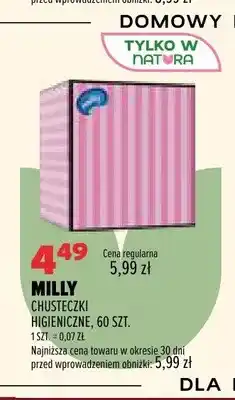 Drogerie Natura Chusteczki higieniczne Milly 60 szt oferta