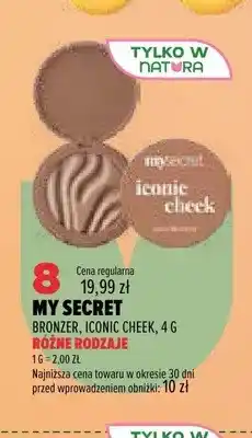 Drogerie Natura Bronzer My Secret Iconic Cheek oferta