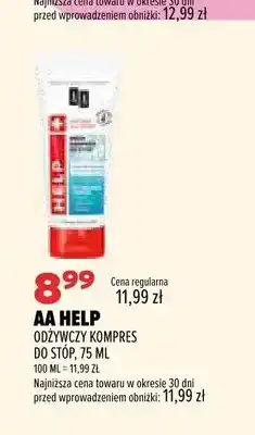 Drogerie Natura Odżywczy kompres do stóp AA Help oferta