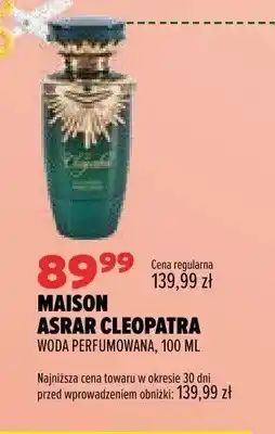 Drogerie Natura Woda perfumowana Maison Asrar Cleopatra oferta