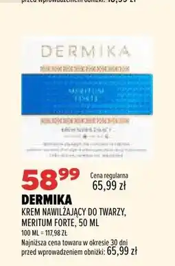 Drogerie Natura Krem nawilżający do twarzy Dermika Meritum Forte oferta