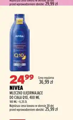 Drogerie Natura Mleczko ujędrniające do ciała Nivea Q10 oferta