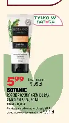 Drogerie Natura Regeneracyjny krem do rąk Botanic z masłem shea oferta