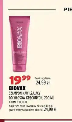 Drogerie Natura Szampon nawilżający do włosów Biovax oferta