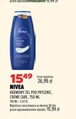 Drogerie Natura Kremowy żel pod prysznic Nivea Creme Care oferta
