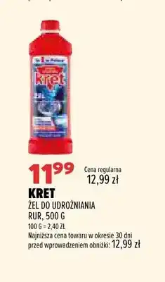 Drogerie Natura Żel do udrożniania rur Kret oferta