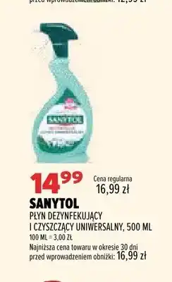 Drogerie Natura Płyn dezynfekujący i czyszczący uniwersalny Sanytol oferta
