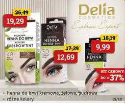 Drogeria Kosmyk Delia Cosmetics Henna do brwi kremowa, żelowa, pudrowa oferta