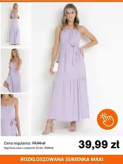 Born2be Sukienka damska maxi rozkloszowana Born2be oferta