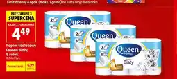 Biedronka Papier toaletowy Queen Biały 8-pak oferta