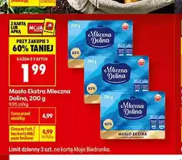 Biedronka Masło Ekstra Mleczna Dolina oferta