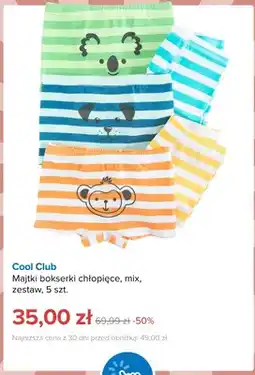 Smyk Majtki bokserki chłopięce Cool Club 5-pak oferta