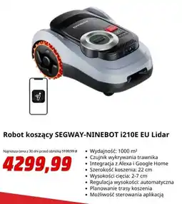 Media Markt Robot koszący Segway-Ninebot i210E EU Lidar oferta