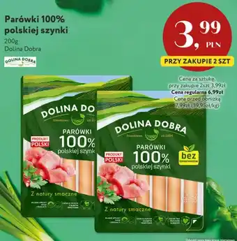 Market Point Parówki 100% polskiej szynki Dolina Dobra oferta