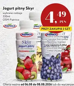Market Point Jogurt pitny Skyr wiśnia Piątnica oferta