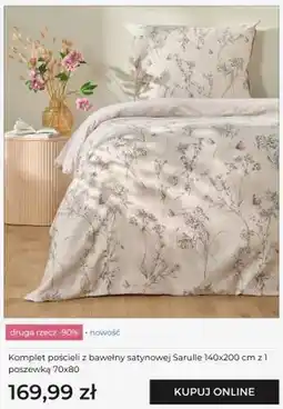 Home&You Komplet pościeli z bawełny satynowej Sarulle home&you oferta