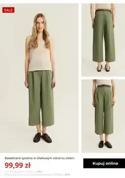 Greenpoint Spodnie bawełniane Greenpoint oferta