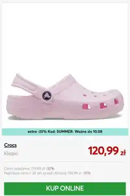 eobuwie Klapki Crocs oferta