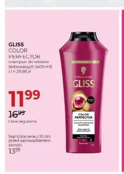 Jawa Drogerie Color Perfector szampon do włosów farbowanych Gliss oferta