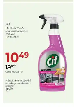 Jawa Drogerie Spray odtłuszczacz Cif Ultra Max oferta