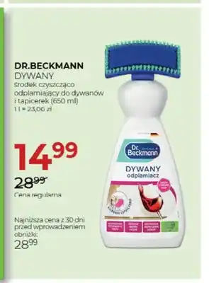 Środek czyszcząco-odplamiający do dywanów i tapicerek Dr. Beckmann Dywany