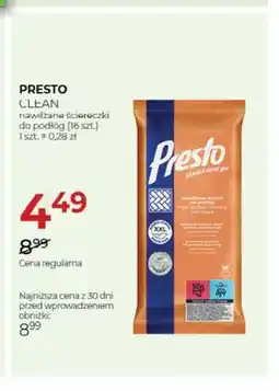 Jawa Drogerie Nawilżane ściereczki do podłóg Presto Clean oferta