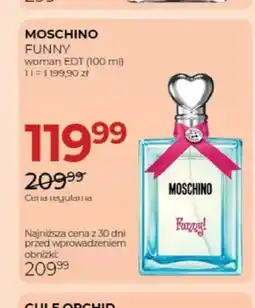 Jawa Drogerie Woda toaletowa damska Moschino Funny oferta