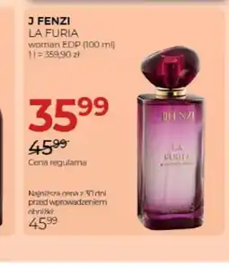 Jawa Drogerie Woda perfumowana damska J Fenzi La Furia oferta