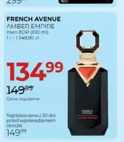 Jawa Drogerie Woda perfumowana męska French Avenue Amber Empire oferta