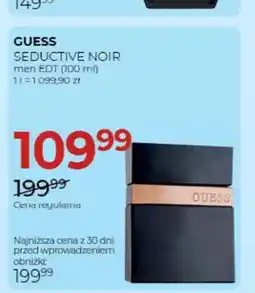 Jawa Drogerie Woda toaletowa męska Guess Seductive Noir oferta