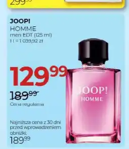 Jawa Drogerie Woda toaletowa męska Joop! Homme oferta