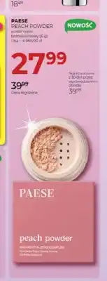 Jawa Drogerie Puder sypki brzoskwiniowy Paese Peach Powder oferta