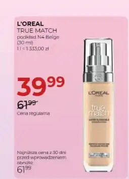 Jawa Drogerie Podkład do twarzy L'Oreal True Match N4 Beige oferta