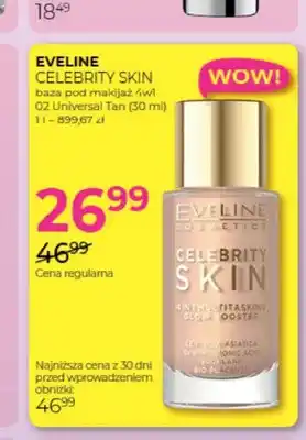 Baza pod makijaż 4w1 Eveline Celebrity Skin 02 Universal Tan