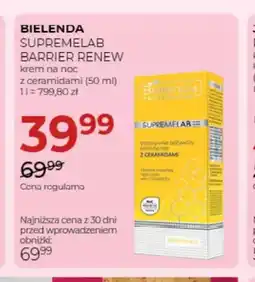 Jawa Drogerie Krem na noc z ceramidami Bielenda Supremelab Barrier Renew oferta