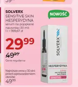 Jawa Drogerie Serum na popękane naczynka Solverx Sensitive Skin Hesperydyna oferta