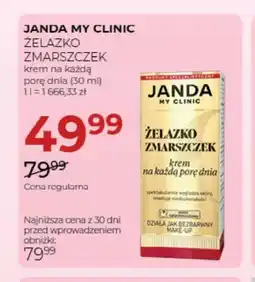 Jawa Drogerie Krem do twarzy na każdą porę dnia Janda My Clinic Żelazko Zmarszczek oferta