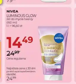 Jawa Drogerie Żel do mycia twarzy Nivea Luminous Glow oferta
